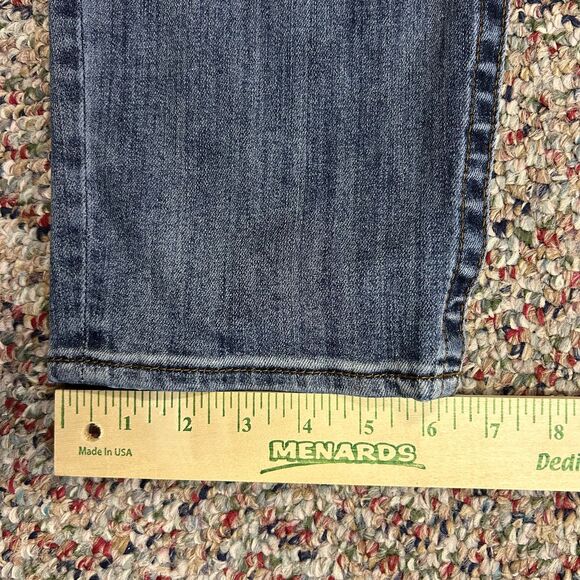 Kut From The Kloth Blue Medium Wash Mid-Rise Straight Leg Cropped Jeans Size 16W - Picture 13 of 13